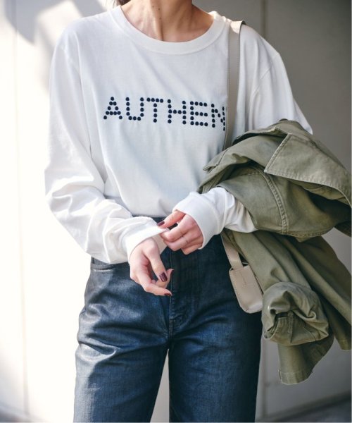 Spick & Span(スピック＆スパン)/【AUTHEN / オーセン】別注LS EMBROIDED AUTHEN T SHIRT/img10