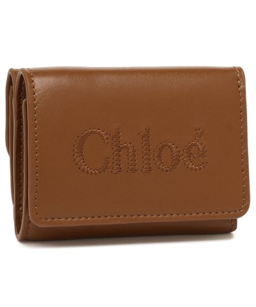 Chloe(クロエ)/クロエ 三つ折り財布 クロエセンス ミニ財布 ロゴ ブラウン レディース CHLOE CHC23AP875I10 247/img01