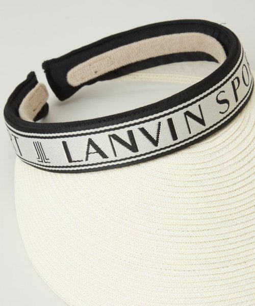 LANVIN SPORT(ランバン スポール)/ペーパークリップバイザー【部分UV】/img06