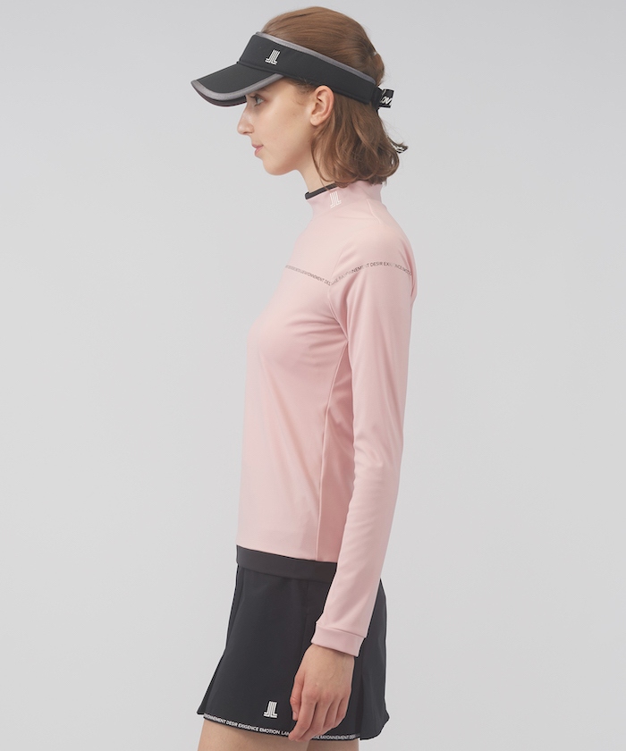 WEB限定】モックネック長袖シャツ【吸汗/UV/ストレッチ/ECO