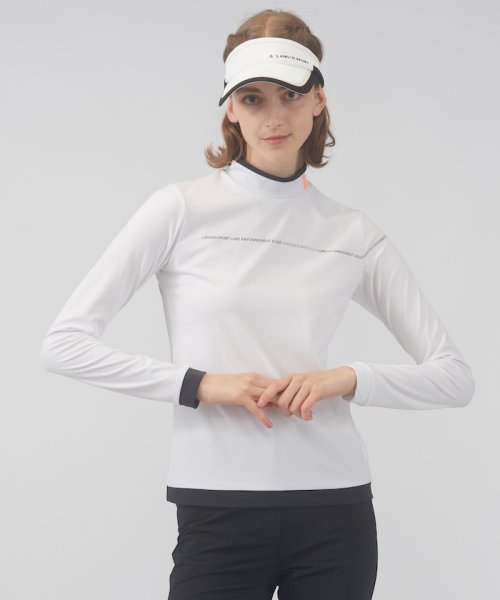 LANVIN SPORT(ランバン スポール)/【WEB限定】モックネック長袖シャツ【吸汗/UV/ストレッチ/ECO】/img07