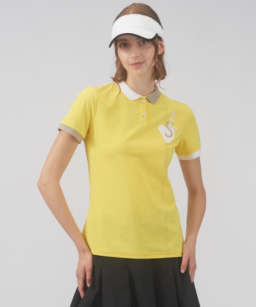 LANVIN SPORT(ランバン スポール)/ハートモチーフ半袖ポロシャツ【SUNSCREEN/吸汗速乾/UV/ECO】/img09