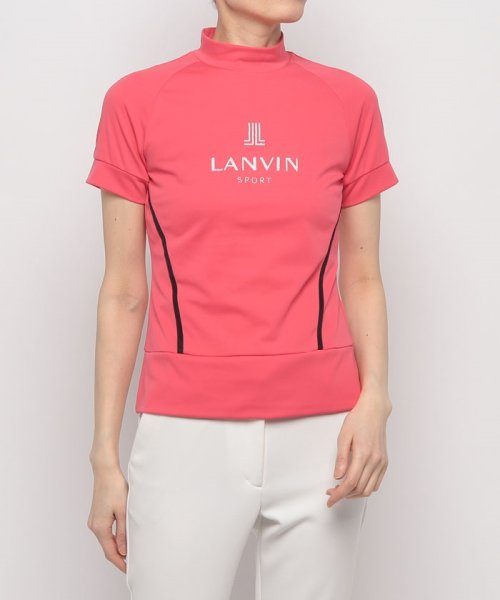 LANVIN SPORT(ランバン スポール)/スパンコール刺繍モックネック半袖シャツ【吸汗/ストレッチ/UV/ECO】/img07