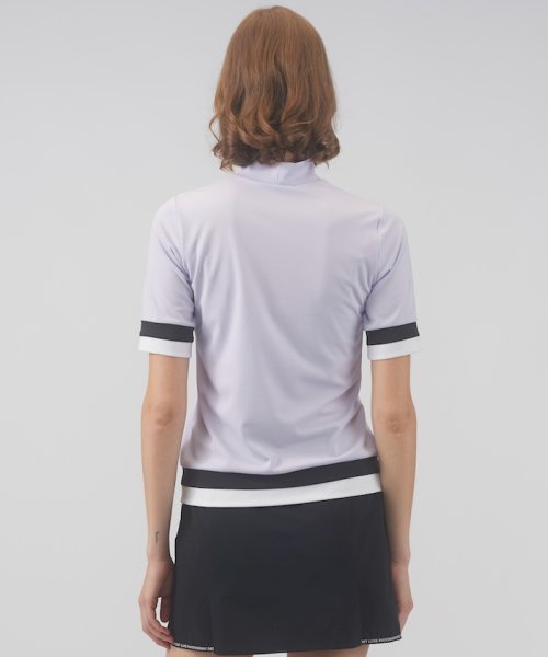 LANVIN SPORT(ランバン スポール)/【WEB限定】モックネック5分袖シャツ【吸汗/ストレッチ/UV/ECO】/img02