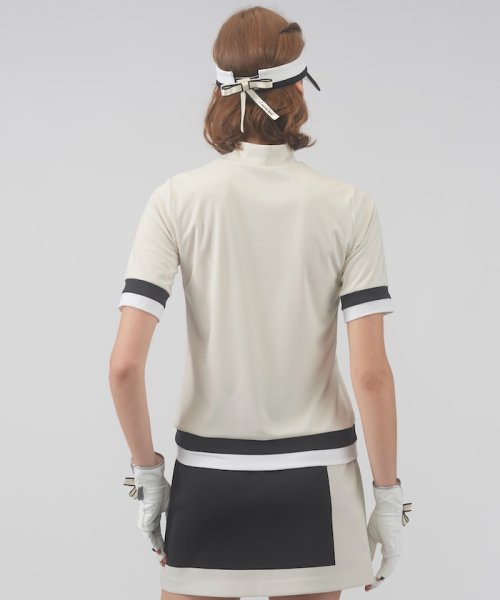 LANVIN SPORT(ランバン スポール)/【WEB限定】モックネック5分袖シャツ【吸汗/ストレッチ/UV/ECO】/img06