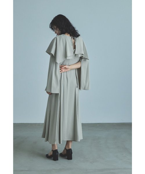 niana ニアナ ケープドレス パーティードレス 結婚式 ワンピース ケープボレロ キャミワンピ 2点セット 羽織 リボン シンプル お呼ばれ パーティー 二 ニアナ お呼ばれ パーティー 76cm 80cm