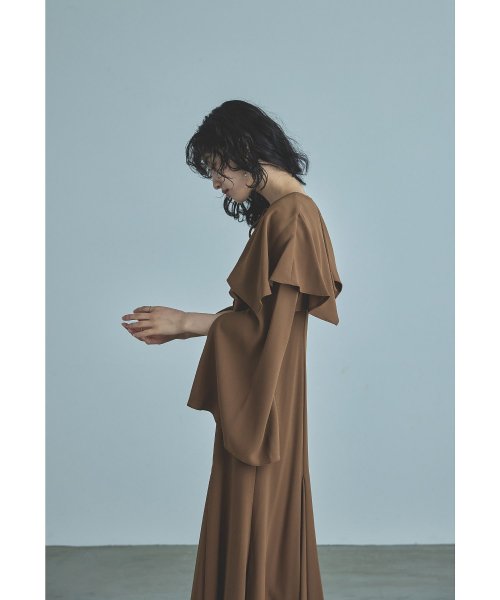 niana ニアナ ケープドレス パーティードレス 結婚式 ワンピース ケープボレロ キャミワンピ 2点セット 羽織 リボン シンプル お呼ばれ パーティー 二 ニアナ お呼ばれ パーティー 76cm 80cm