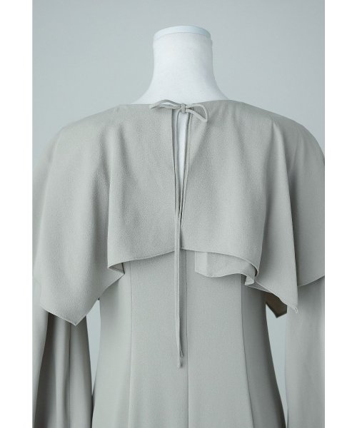 niana ニアナ ケープドレス パーティードレス 結婚式 ワンピース ケープボレロ キャミワンピ 2点セット 羽織 リボン シンプル お呼ばれ パーティー 二 ニアナ お呼ばれ パーティー 76cm 80cm