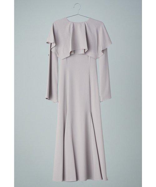 niana ニアナ ケープドレス パーティードレス 結婚式 ワンピース ケープボレロ キャミワンピ 2点セット 羽織 リボン シンプル お呼ばれ パーティー 二 ニアナ お呼ばれ パーティー 76cm 80cm