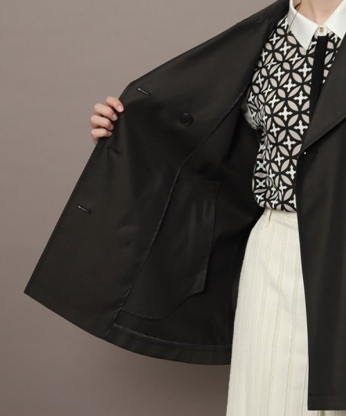 Aラインショートトレンチジャケット 