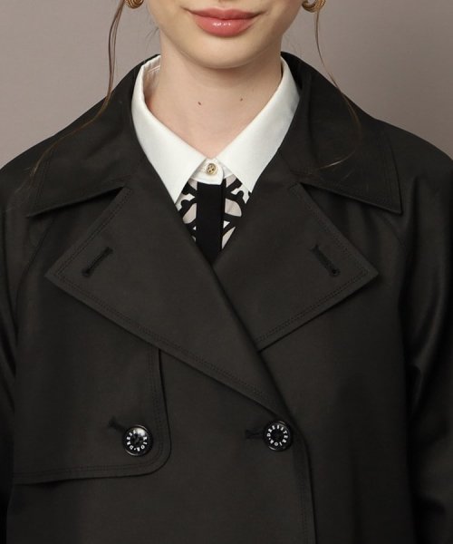 Aラインショートトレンチジャケット 