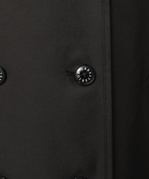 Aラインショートトレンチジャケット 