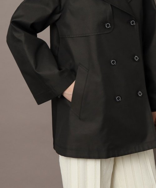 Aラインショートトレンチジャケット 