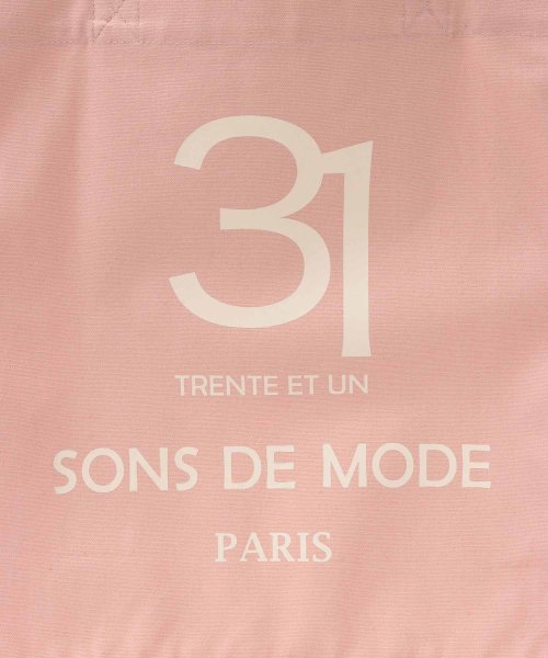 31 Sons de mode(トランテアン　ソン　ドゥ　モード)/ロゴトートバッグ/img10