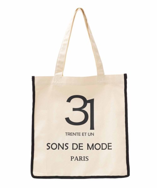 31 Sons de mode(トランテアン　ソン　ドゥ　モード)/ロゴトートバッグ/img15