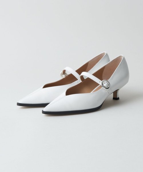 サークルバックルストラップ パンプス40↑ あらかじめご了承ください