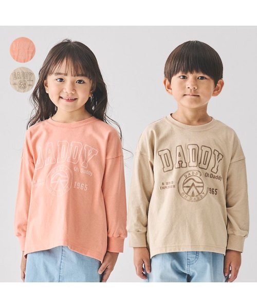 DaddyOhDaddy(ダディオダディ)/【子供服】 Daddy Oh Daddy (ダディオダディ) 日本製フロッキープリントＴシャツ 90cm～130cm V12804/img01