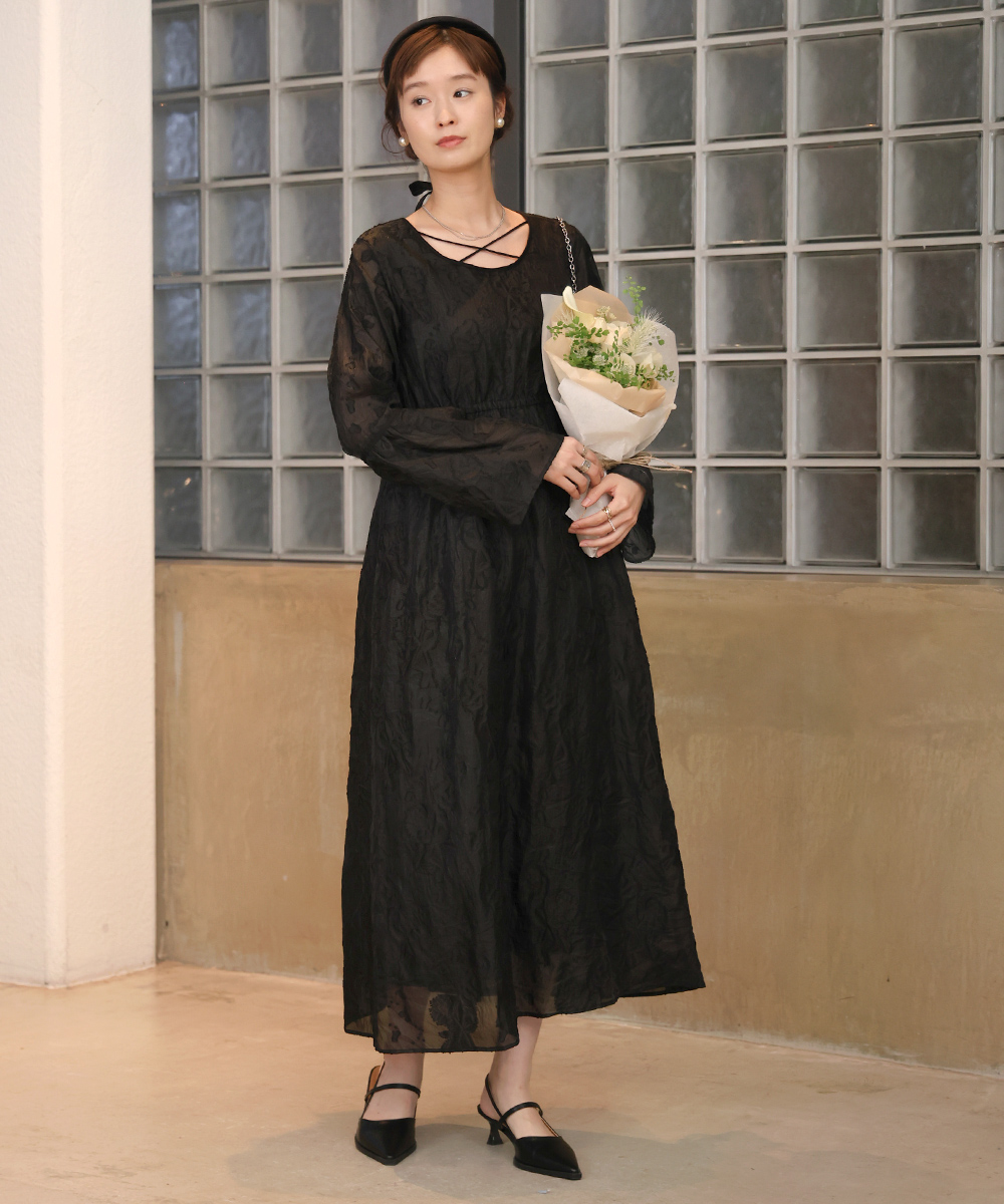 最終値下げ rienda 花柄 ワンピース 結婚式 オケージョン