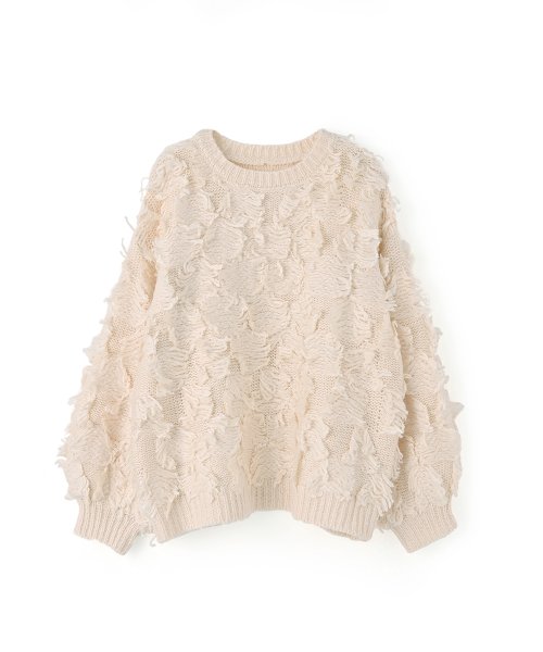 marjour(マージュール)/FRINGE KNIT/img17