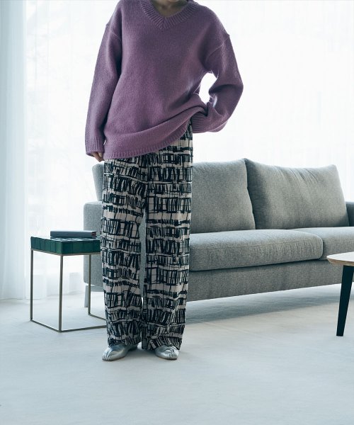 marjour(マージュール)/RELAX GEOMETRIC PANTS/img19