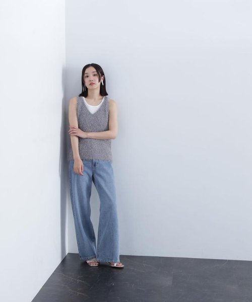 NATURAL BEAUTY BASIC(ナチュラルビューティーベーシック)/ワイドストレートデニムパンツ　24SS/img24