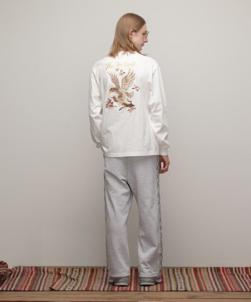 Schott(ショット)/LS HENLEY TーSHIRT "CHERRY BLOSSOMS EAGLE"/ヘンリーネック ロンT "チェリーブロッサム イーグル/img17