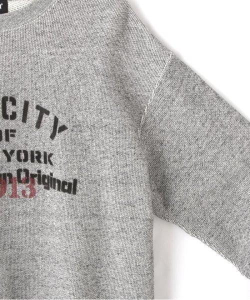 Schott(ショット)/SALT AND PEPPER SWEAT "THE CITY OF NY"/ソルトアンドペッパースウェット"ザ シティオブ ニューヨーク”/img11