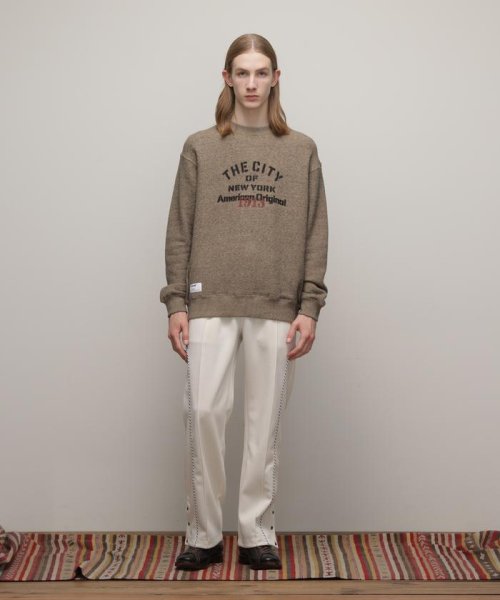 Schott(ショット)/SALT AND PEPPER SWEAT "THE CITY OF NY"/ソルトアンドペッパースウェット"ザ シティオブ ニューヨーク”/img16