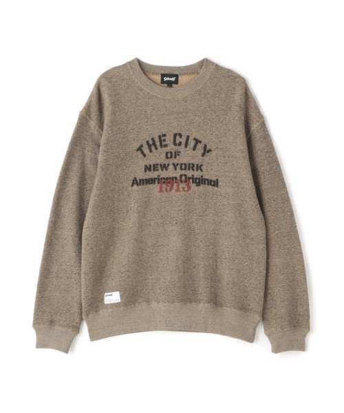 Schott(ショット)/SALT AND PEPPER SWEAT "THE CITY OF NY"/ソルトアンドペッパースウェット"ザ シティオブ ニューヨーク”/img17