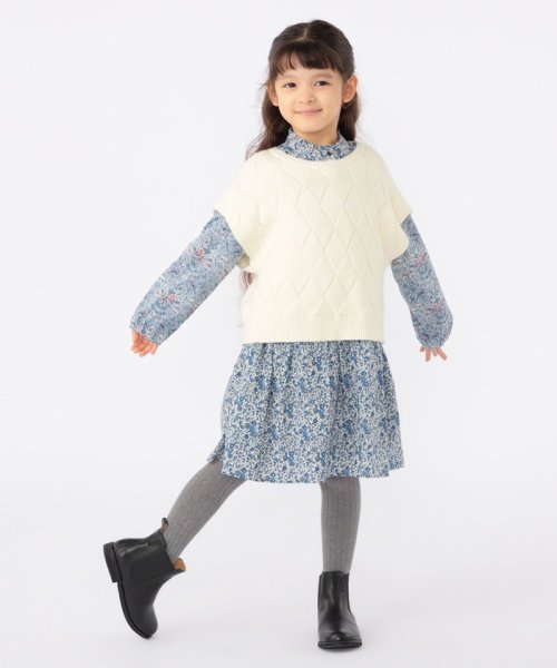 SHIPS KIDS(シップスキッズ)/SHIPS KIDS:100～140cm /〈手洗い可能〉ジャカード ベスト/img08