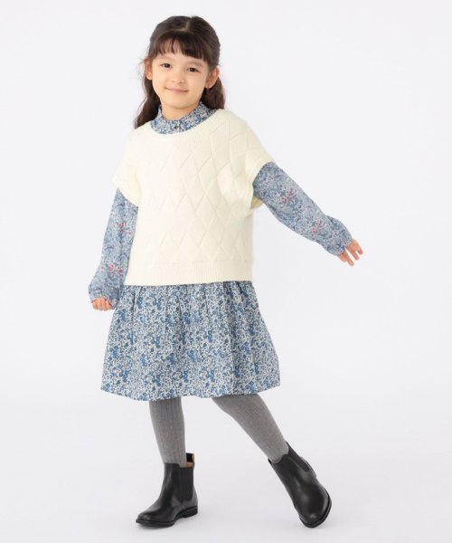 SHIPS KIDS(シップスキッズ)/SHIPS KIDS:100～140cm /〈手洗い可能〉ジャカード ベスト/img09