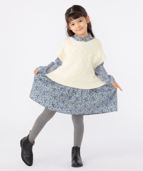 SHIPS KIDS(シップスキッズ)/SHIPS KIDS:100～140cm /〈手洗い可能〉ジャカード ベスト/img11