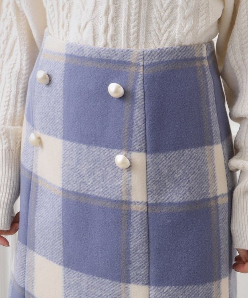 Couture Brooch(クチュールブローチ)/フェイクパール付台形ミニスカート/img30