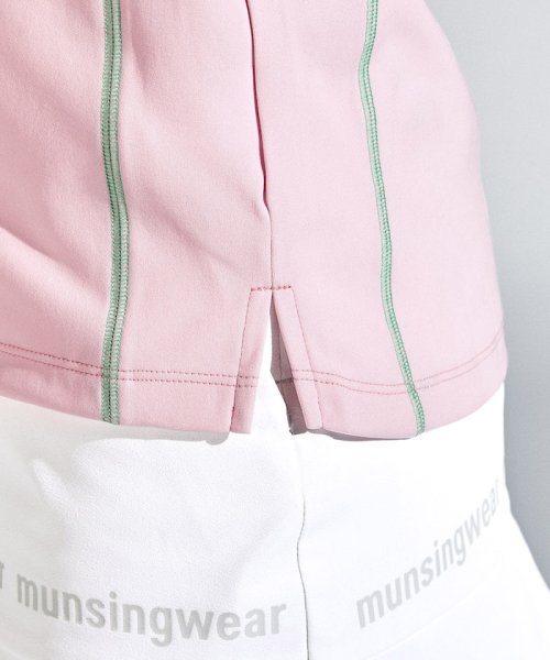 Munsingwear(マンシングウェア)/【ENVOY】SUNSCREENスムースハイネックメロウ半袖シャツ/img05