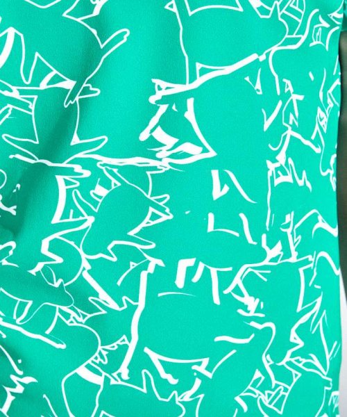 Munsingwear(マンシングウェア)/SUNSCREENペンギンプリントハイネック半袖シャツ/img08