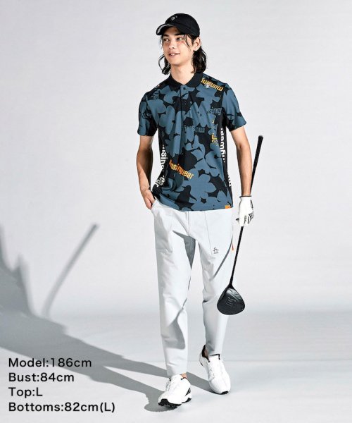 Munsingwear(マンシングウェア)/【ENVOY】MOTION3D，SUNSCREENフラワー×ペンギンプリント半袖シャツ/img08