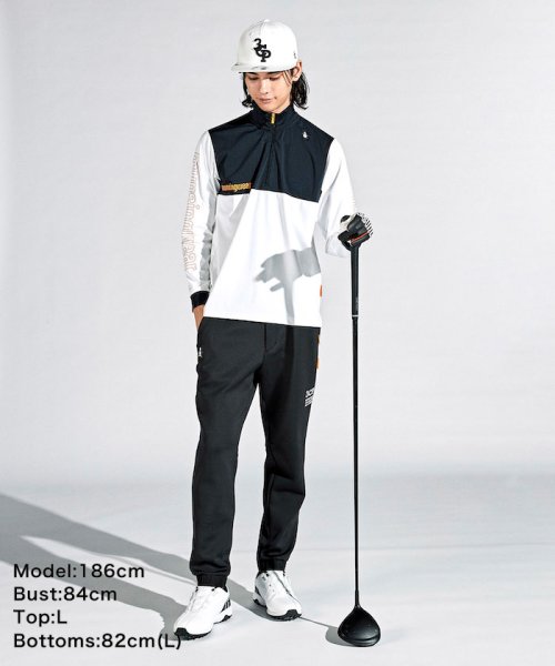 Munsingwear(マンシングウェア)/【ENVOY】吸水ストレッチハーフジップ長袖シャツ/img11