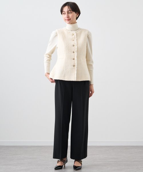 フィルムツイードペプラムジレ なし 着用サイズ