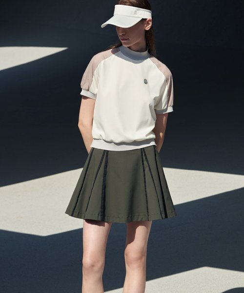 LANVIN SPORT(ランバン スポール)/異素材使いモックネックシャツ/img02