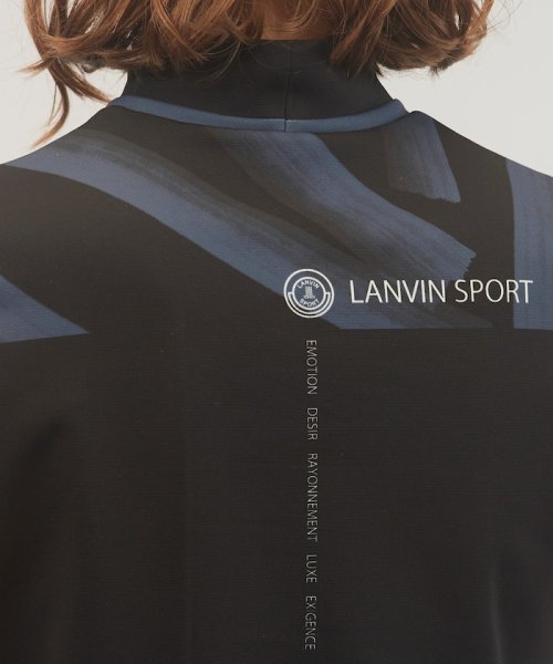 LANVIN SPORT(ランバン スポール)/【セットアップ対応商品】総柄プリントモックネックノースリーブシャツ【吸汗/UV/ECO】/img04