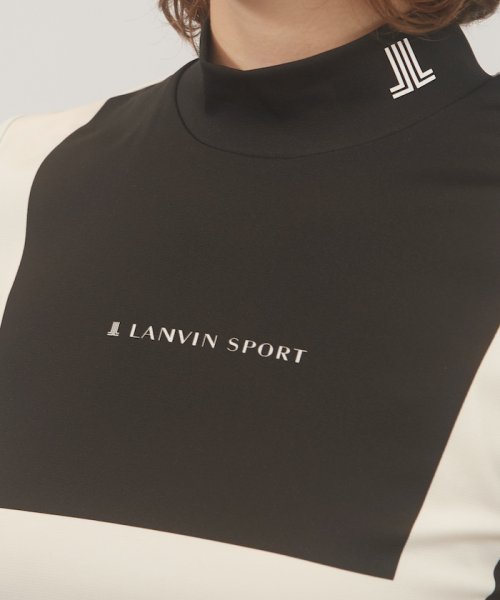 LANVIN SPORT(ランバン スポール)/【WEB限定】プリント柄モックネック半袖シャツ【吸汗/ストレッチ/UV/ECO】/img04