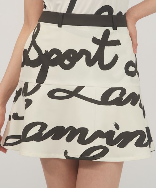 LANVIN SPORT(ランバン スポール)/ロゴプリントフレアスカート（総丈40cm）【SUNSCREEN/吸汗速乾/UV/ストレッチ】/img10