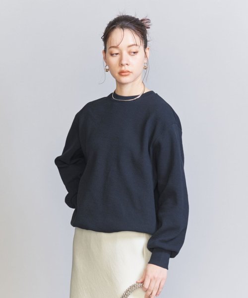 BEAUTY&YOUTH UNITED ARROWS(ビューティーアンドユース　ユナイテッドアローズ)/コットンダブルフェイス ドロースト プルオーバー/img02