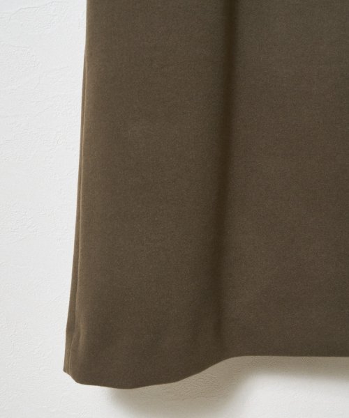 【Audrey and John Wad】ビッグカラーロングチェスターコート 着用サイズ：M　着用カラー：ブラック