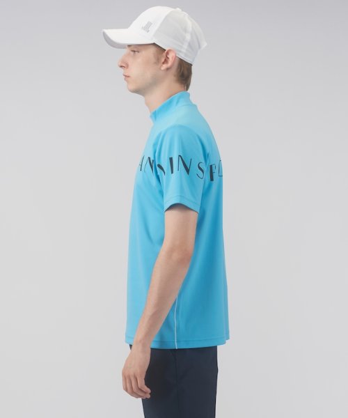 LANVIN SPORT(ランバン スポール)/モックネック半袖シャツ【吸汗/UV/ストレッチ/ECO】/img01