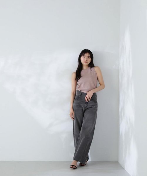 NATURAL BEAUTY BASIC(ナチュラルビューティーベーシック)/バレルラインデニムパンツ　24SS/img04