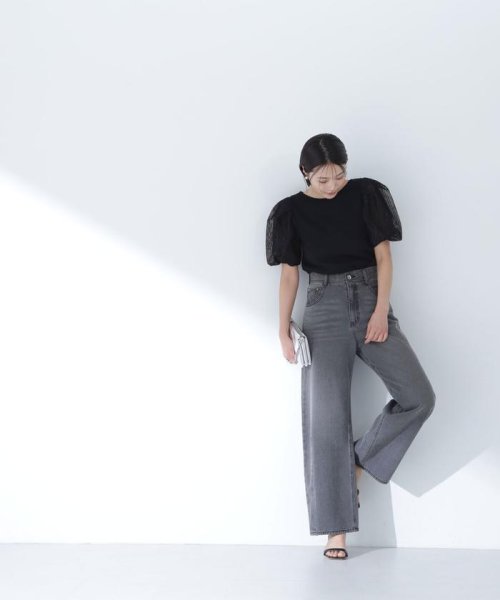 NATURAL BEAUTY BASIC(ナチュラルビューティーベーシック)/バレルラインデニムパンツ　24SS/img10