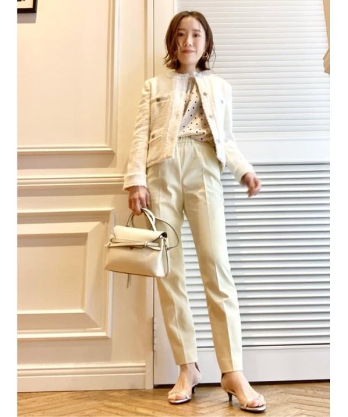 フリンジツイードジャケット 