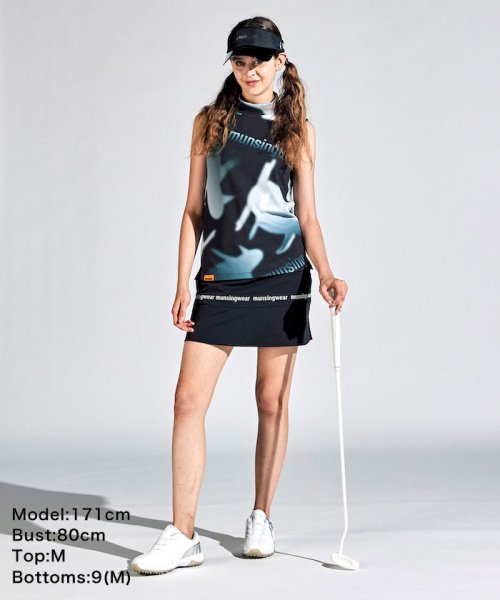 Munsingwear(マンシングウェア)/【ENVOY】SUNSCREENペンギングラデーションプリントノースリーブシャツ/img01