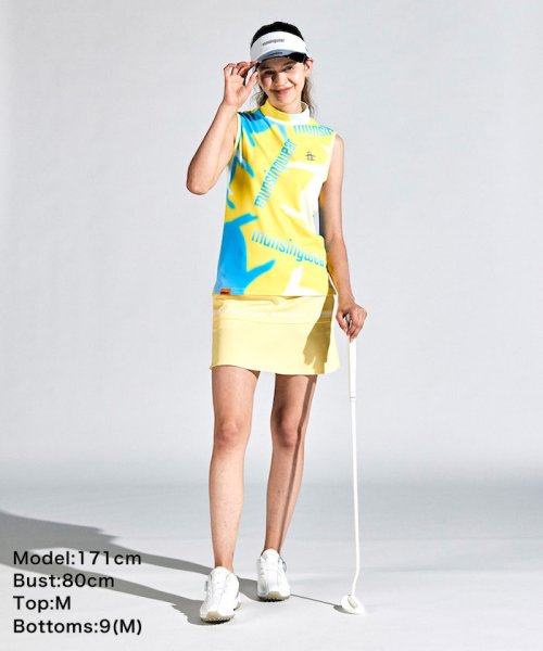 Munsingwear(マンシングウェア)/【ENVOY】SUNSCREENペンギングラデーションプリントノースリーブシャツ/img12
